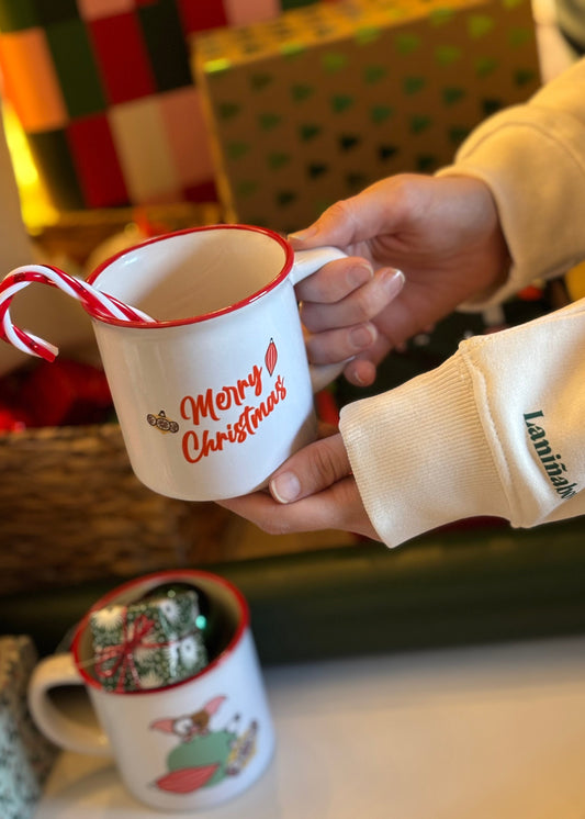 Detalle de la taza de Gizmo de Laniñabowie