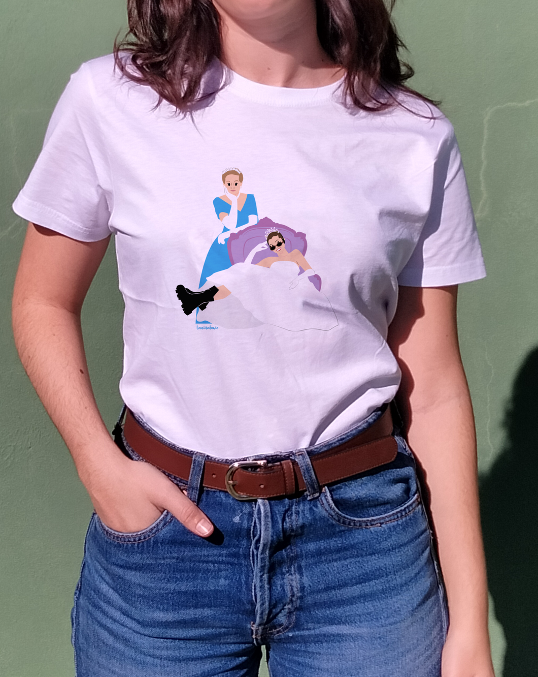 camiseta princesa por sorpresa laniñabowie