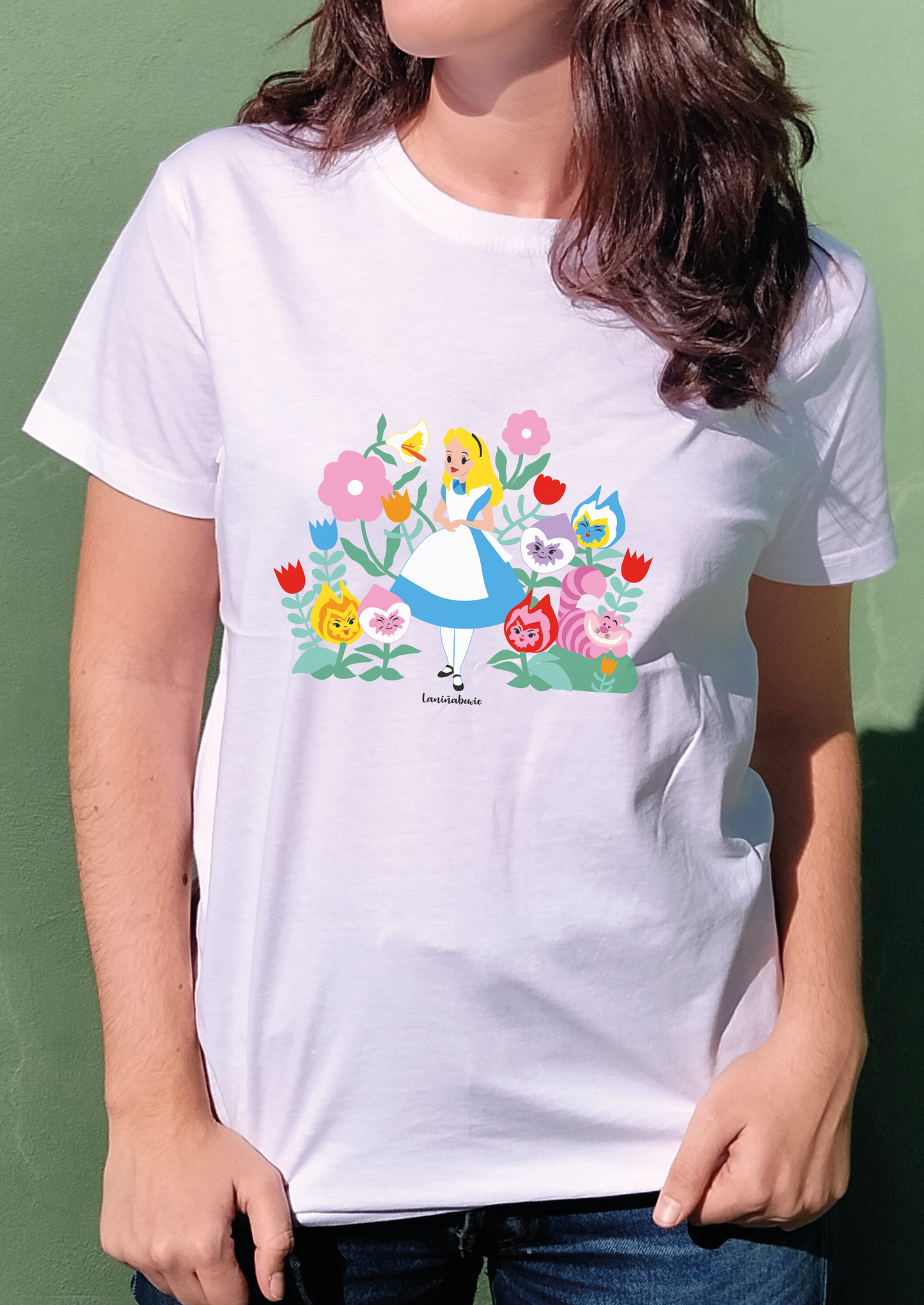 Camiseta Alicia en el país de las maravillas