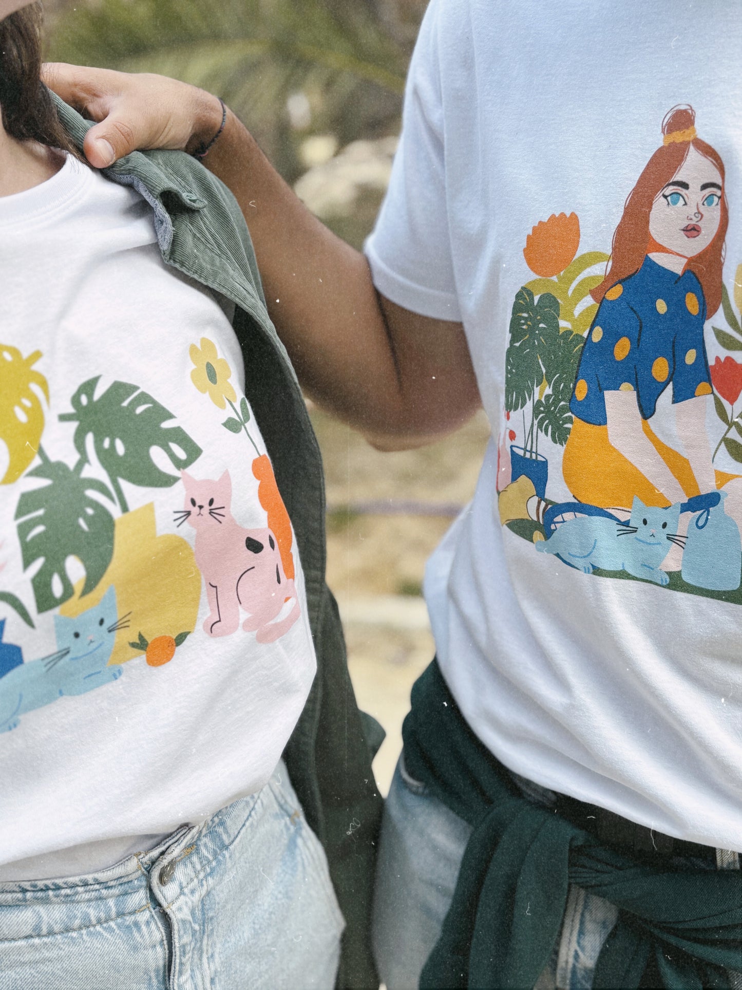 Camiseta Cats & plants
