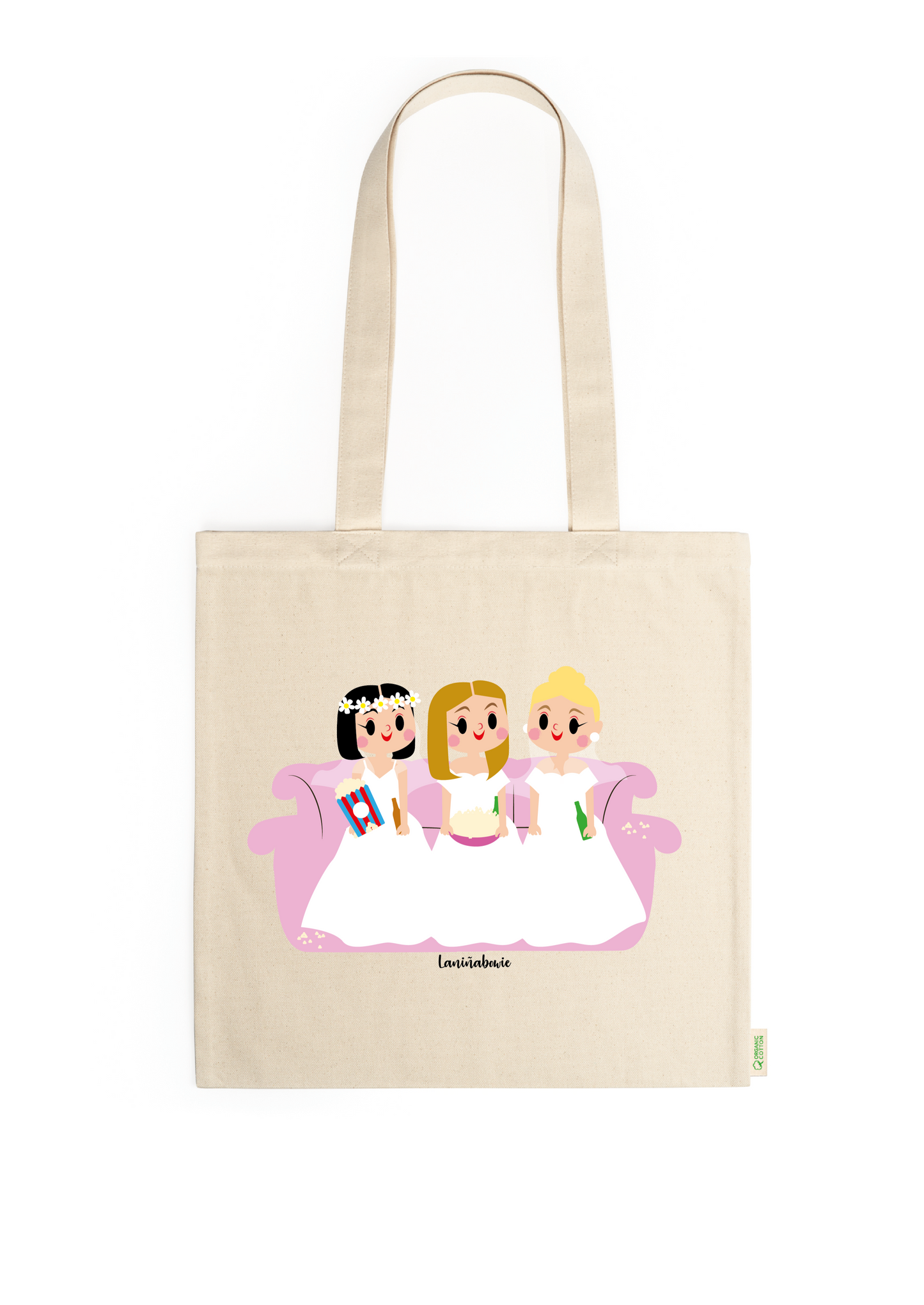 TOTE BAG BOLSA DE TELA FRIENDS LANIÑABOWIE