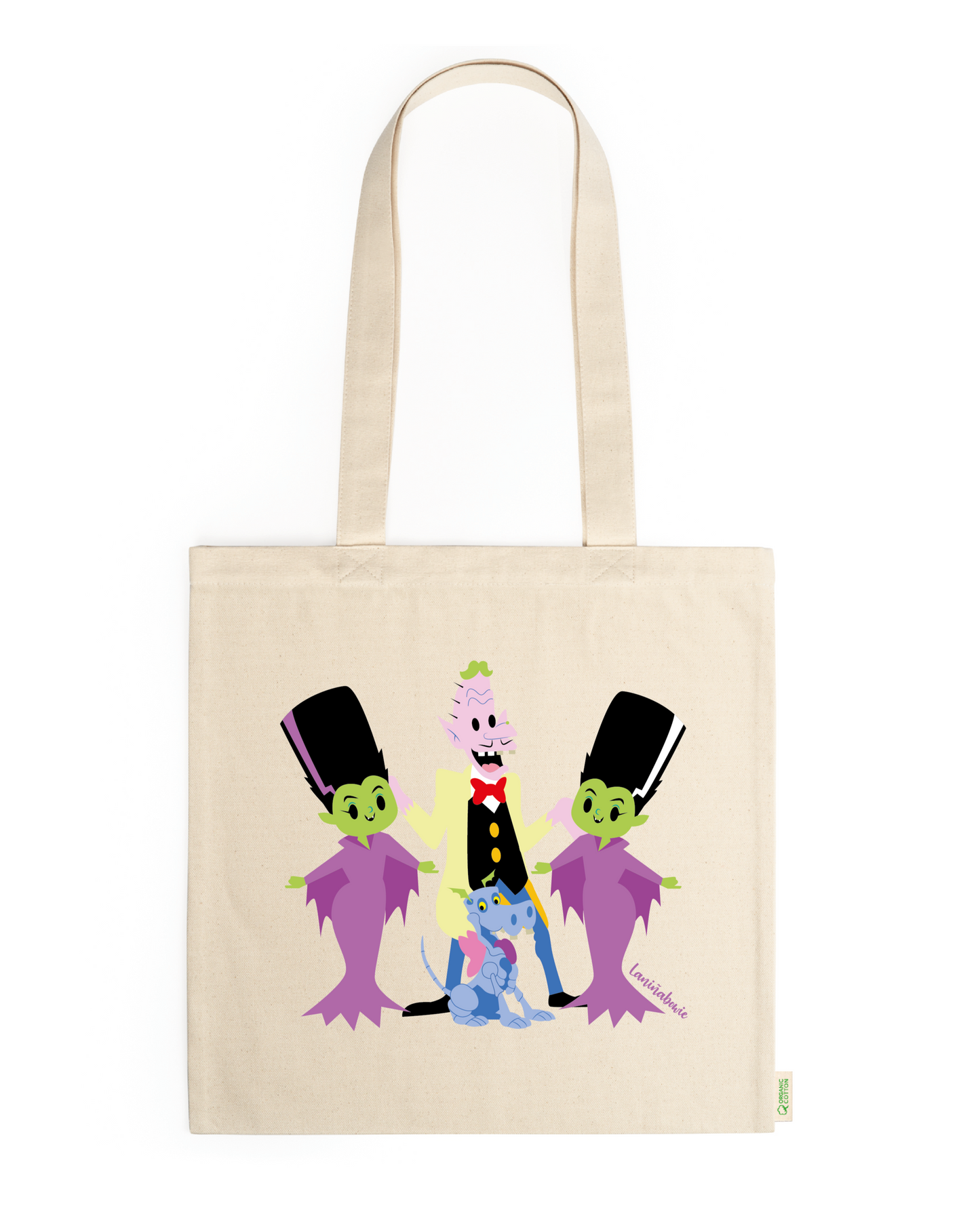 TOTE BAG BOLSA DE TELA LA PAJARERÍA DE TRANSILVANIA LANIÑABOWIE