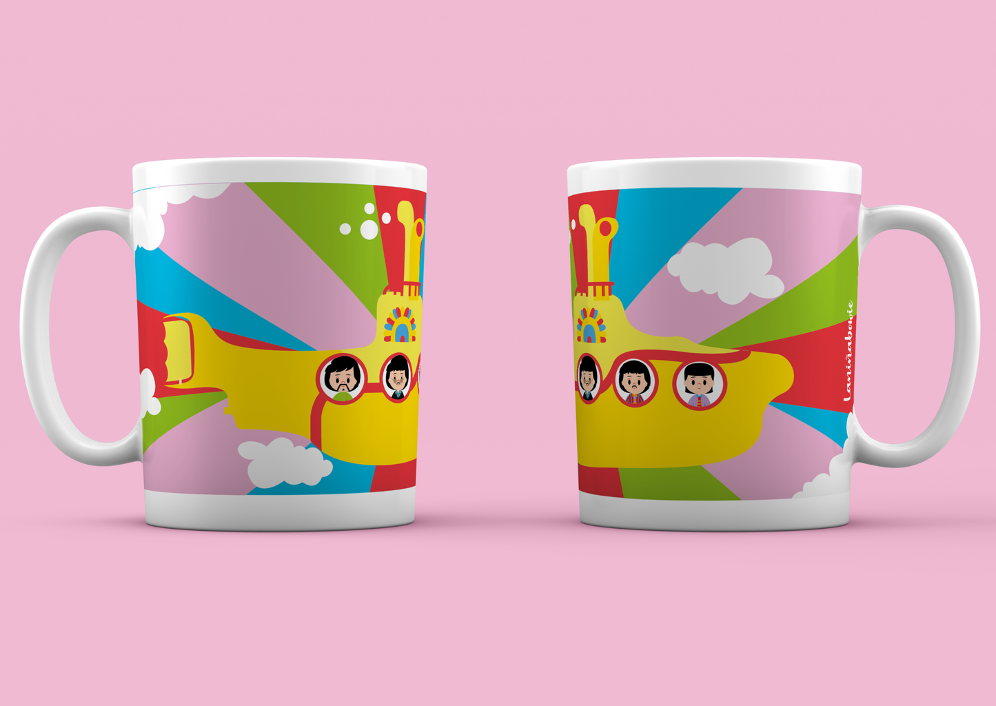 taza beatles laniñabowie