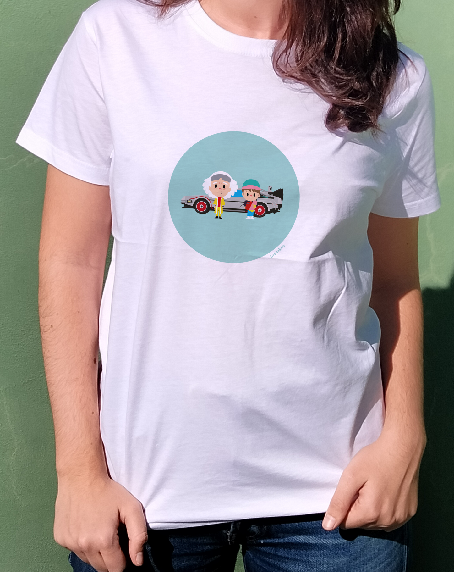 camiseta regreso al futuro laniñabowie