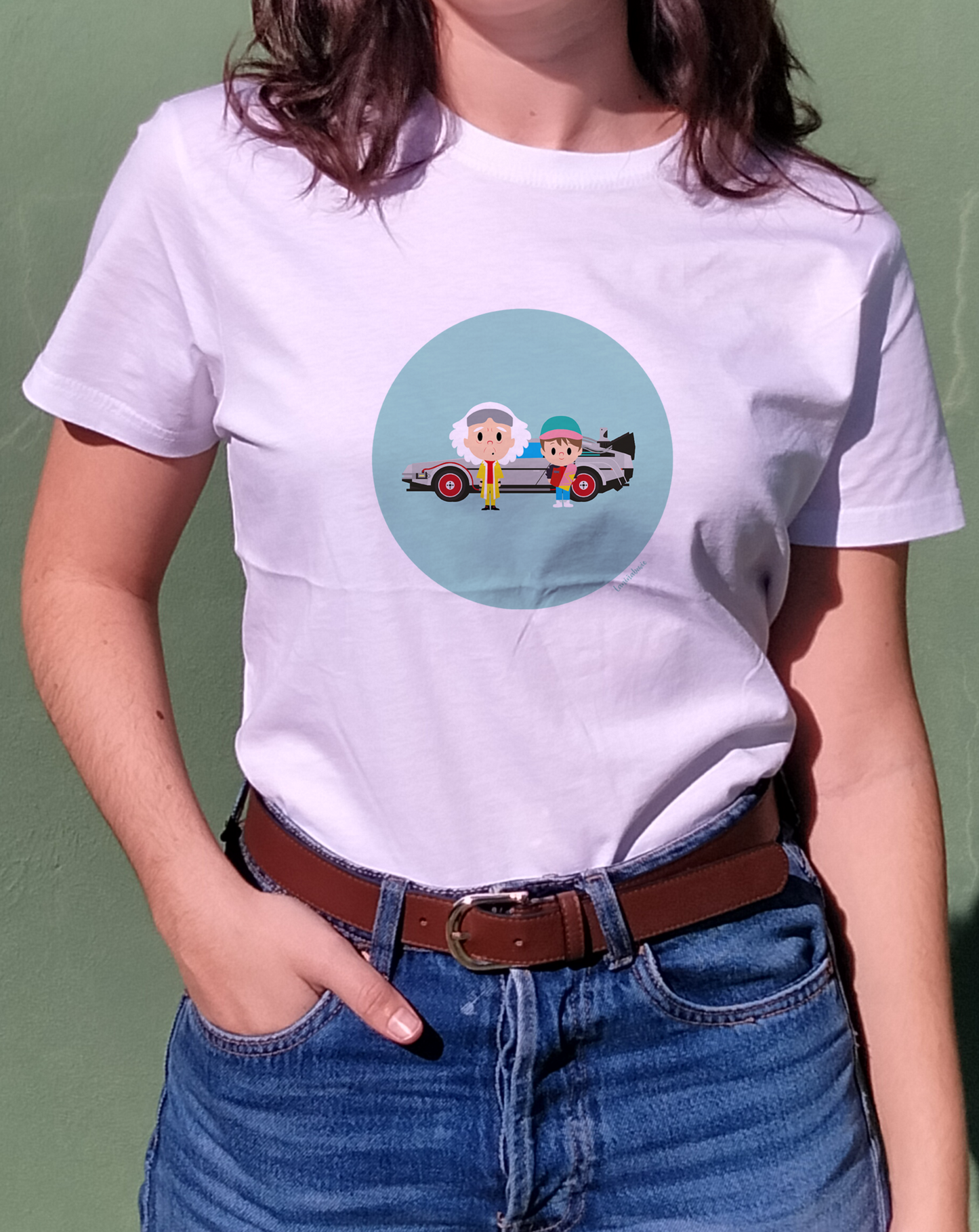 camiseta regreso al futuro laniñabowie