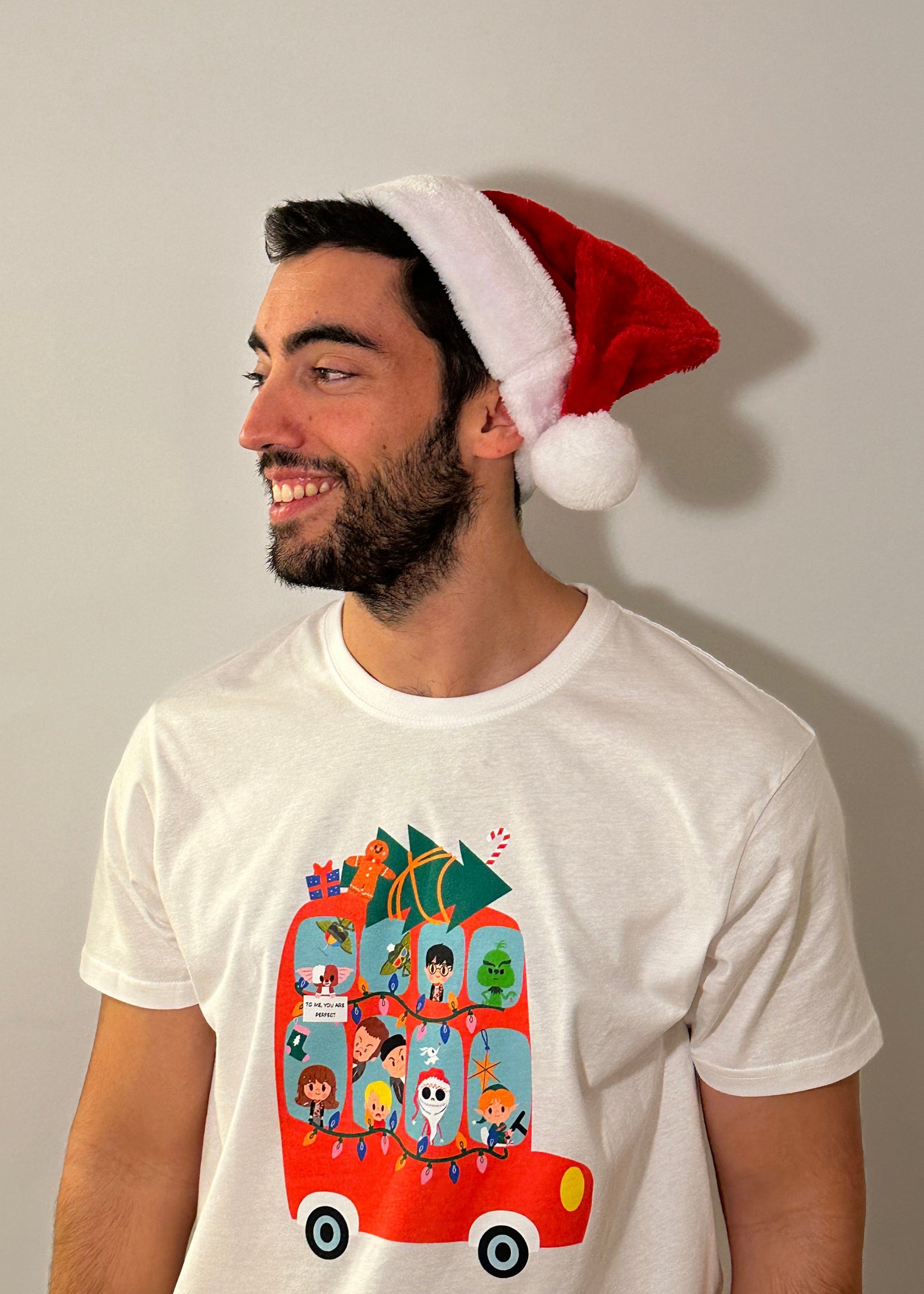 Camiseta Xmas Laniñabowie autobus