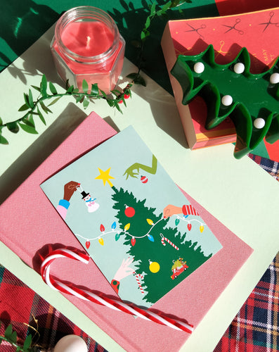 postal navidad laniñabowie