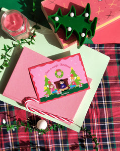 postal navidad laniñabowie