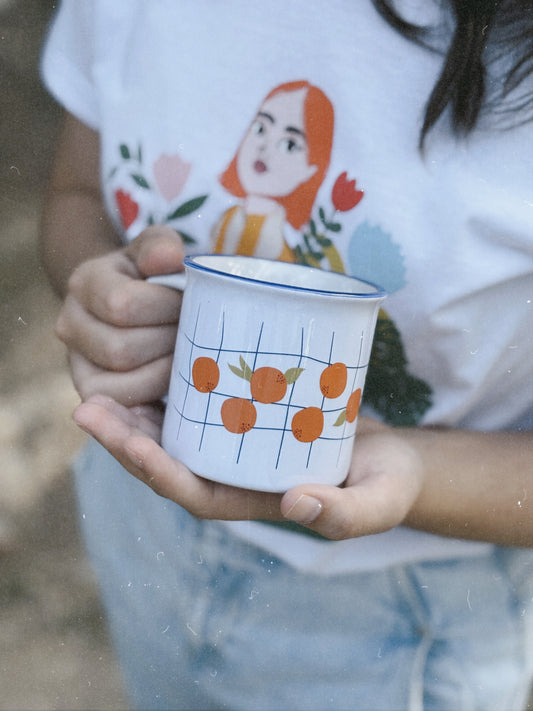 Taza Orange garden