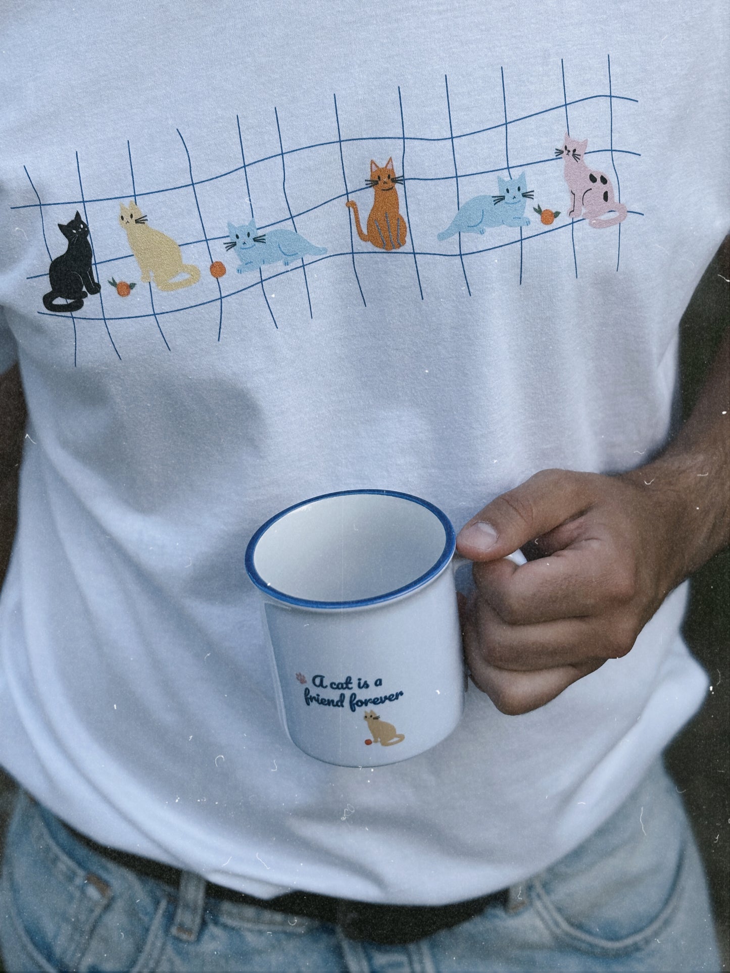 Camiseta Cozy cats