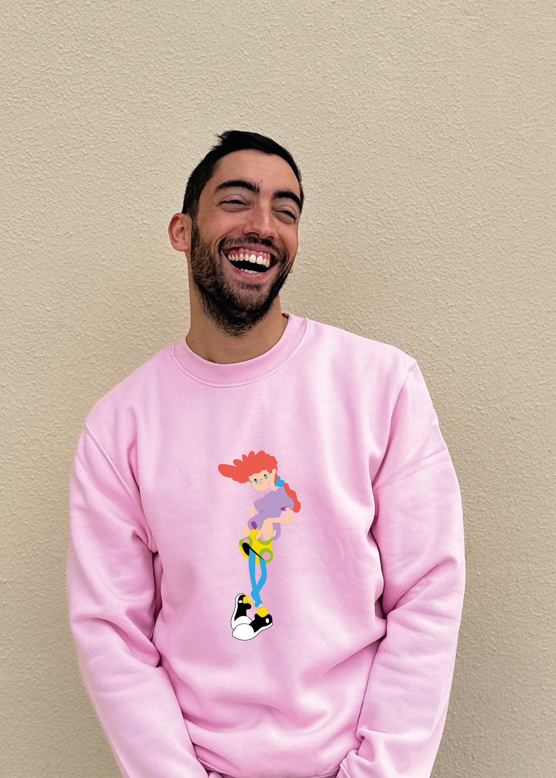 Sudadera Pepper Ann Laniñabowie rosa