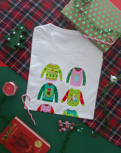 camiseta jerseys navidad laniñabowie