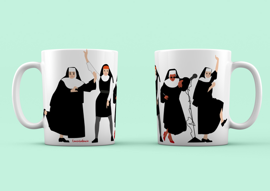 taza sister act una monja de cuidado laniñabowie