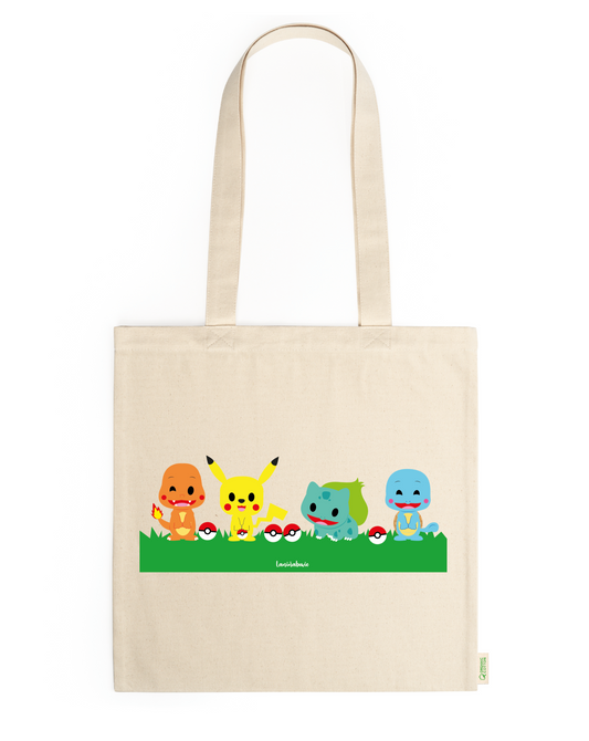 TOTE BAG BOLSA DE TELA POKEMON PIKACHU LANIÑABOWIE