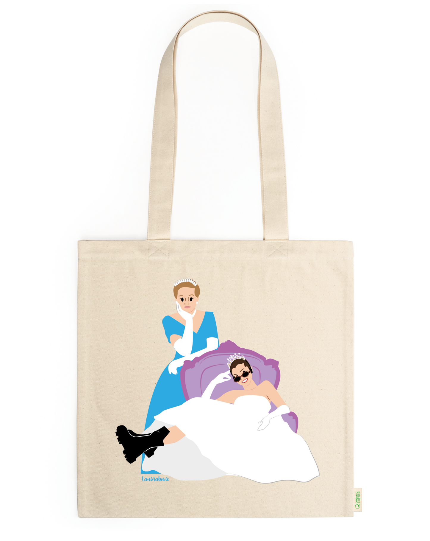 TOTE BAG BOSLA DE TELA PRINCESA POR SORPRESA LANIÑABOWIE