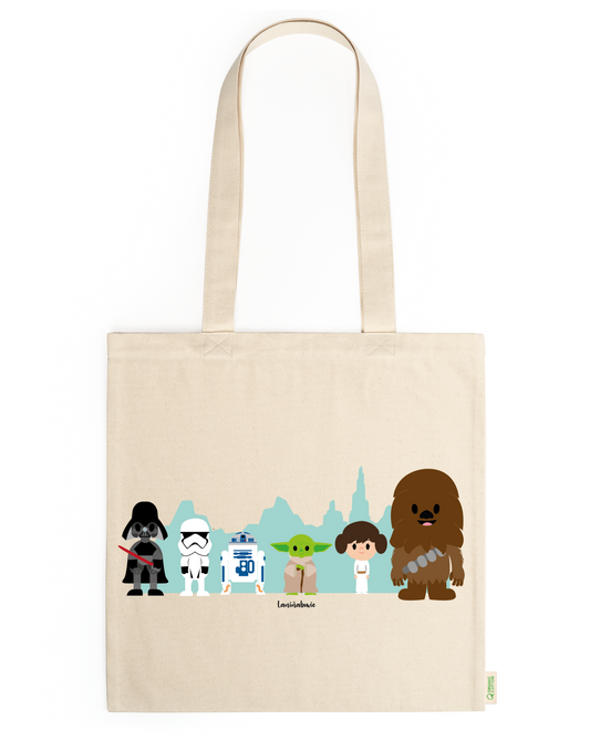 TOTE BAG BOLSA DE TELA STAR WARS LANIÑABOWIE