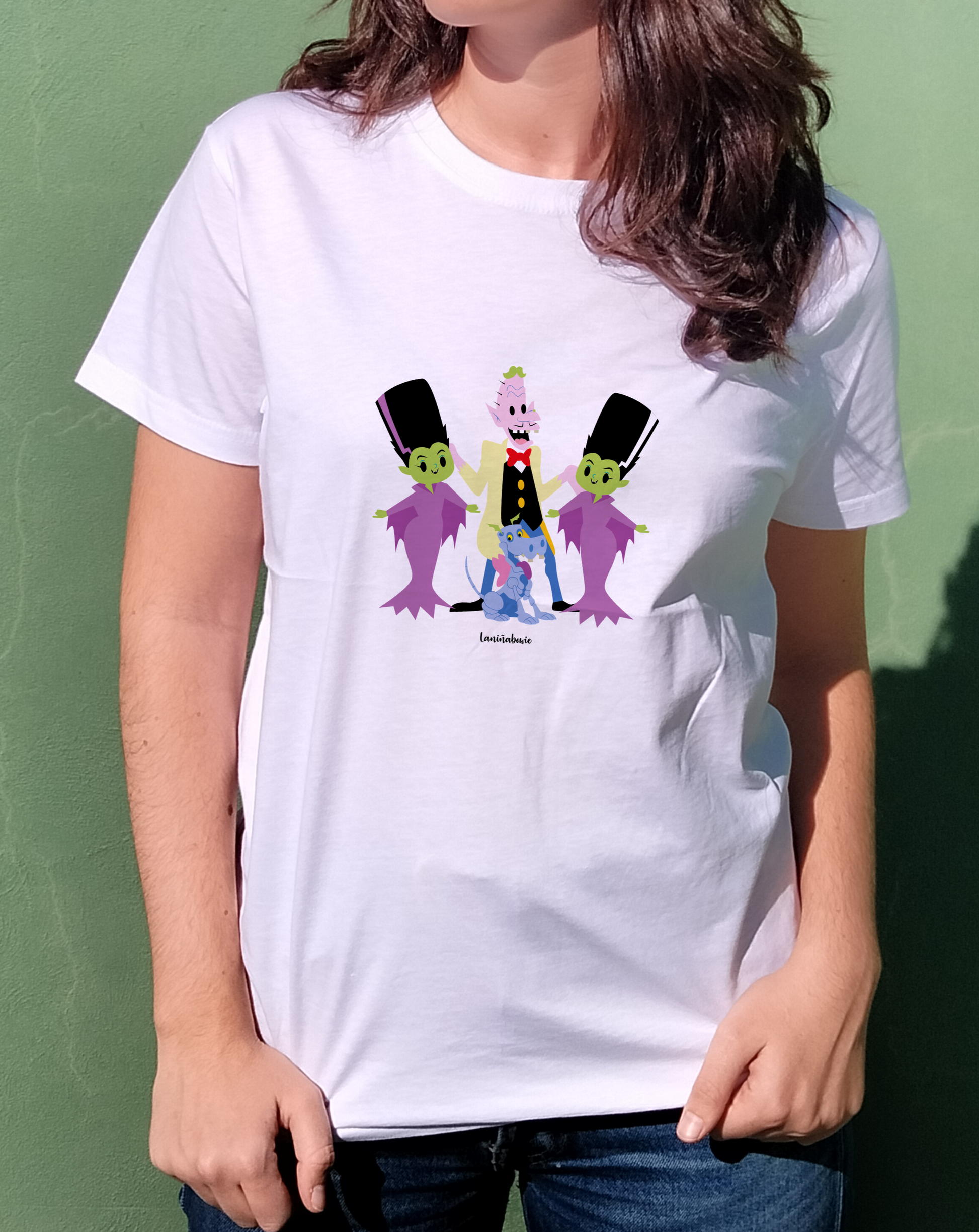 camiseta la pajarería de transilvania laniñabowie