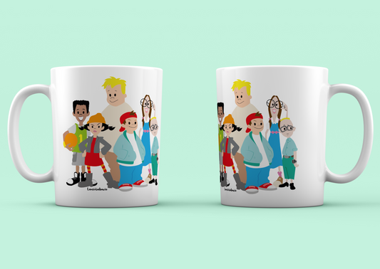 taza la banda del patio laniñabowie