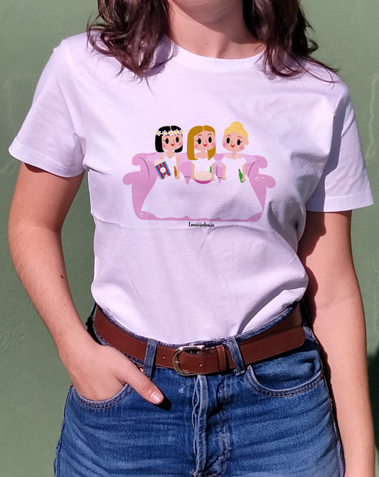 camiseta friends rachel monica phoebe laniñabowie