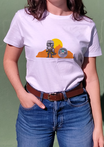 camiseta mandalorian laniñabowie